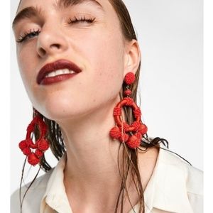 Matching Beads Earrings